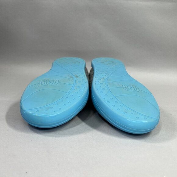 Mahabis Women's Size 6.5 Classic Gray Wool Slippers - Picture 14 of 16